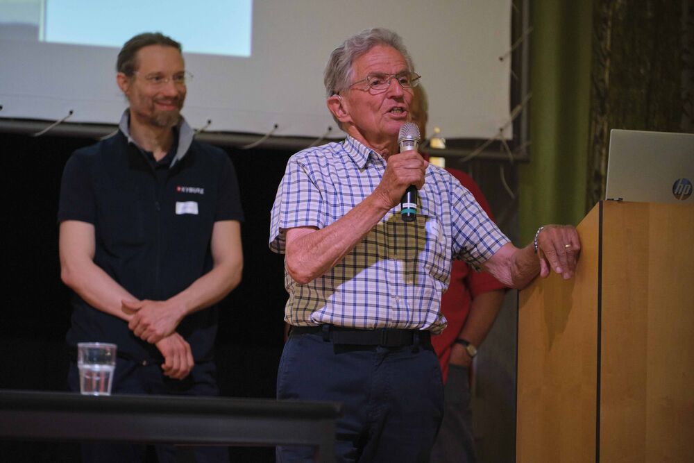 Paul Balmer, damals Assistent an der Autoabteilung der Ingenieurschule Biel und Fahrer der erfolgreichen Bieler Elektrofahrzeuge.